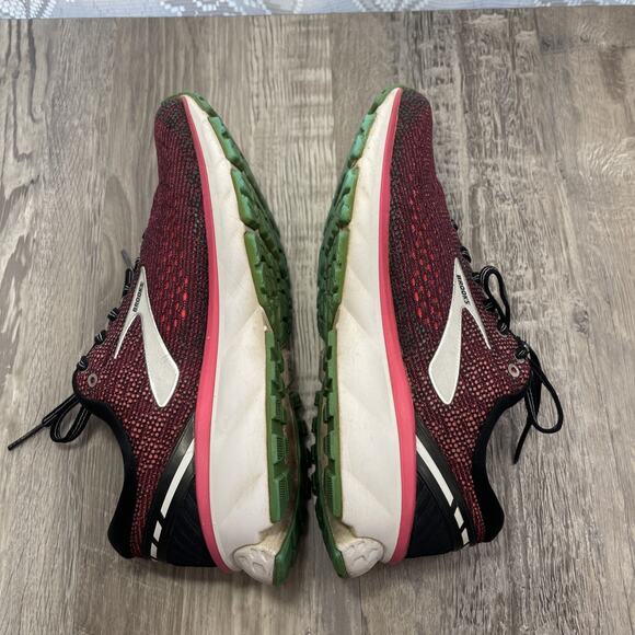 Brooks Ghost 11 Red Running Shoes Womens size 7 B medium - Picture 13 of 16